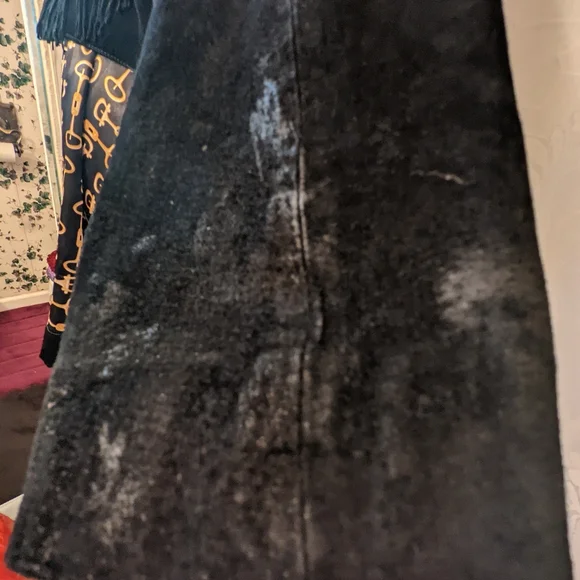 Fun Vintage Black Suede Fringe Jacket by Wilson Leather Experts - Picture 6 of 13